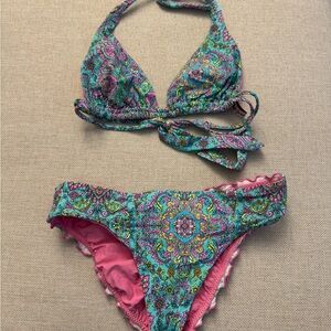 Luli Fama Paisley Bikini Set